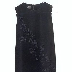 BLACK CYNTHIA HOWIE FOR MAGGY BOUTIQUE DRESS SIZE 6 PETITE